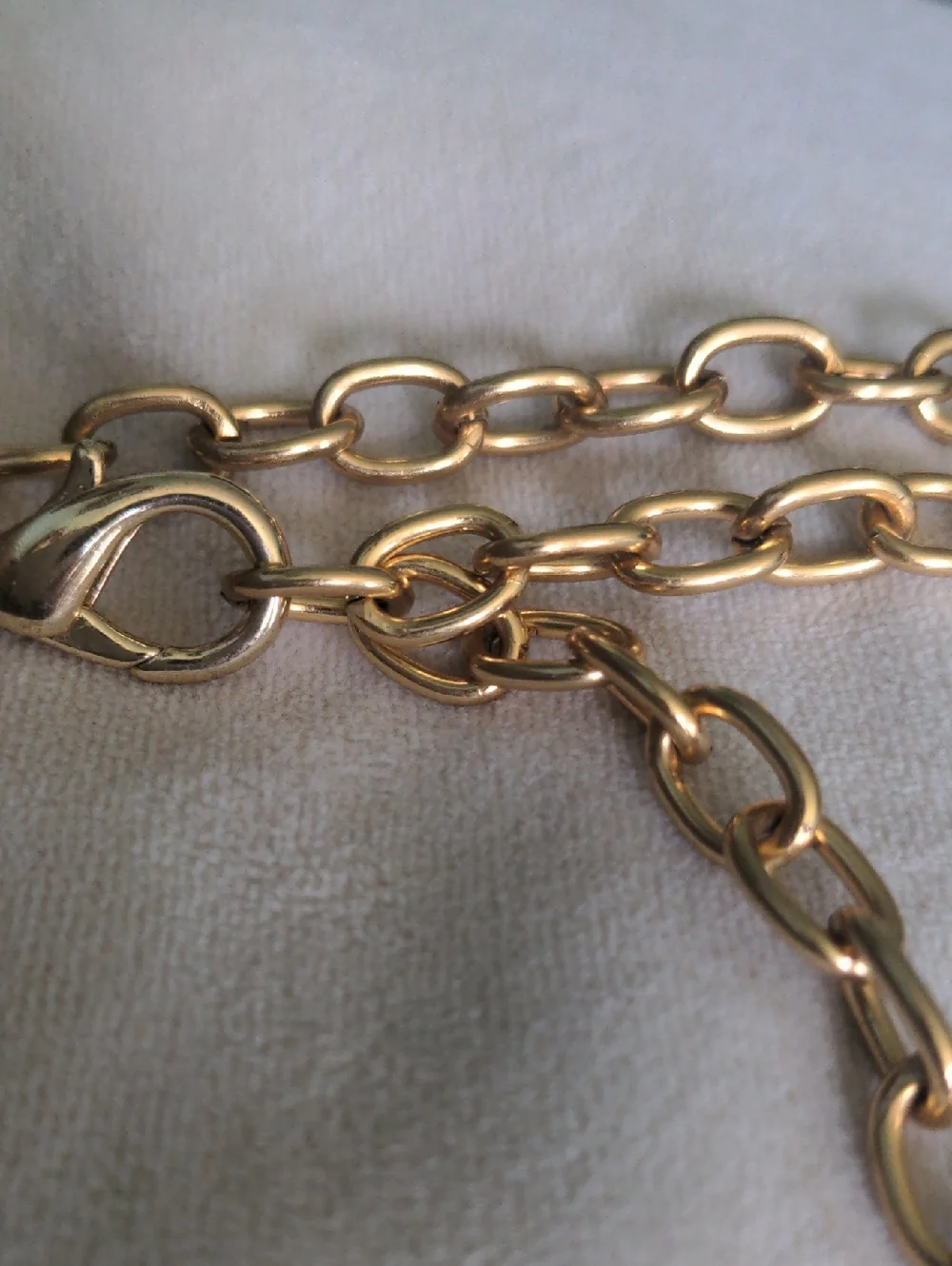 Gold Belt, Double Strand, Or Necklace, 56 Inches Long, Adjusts To AnyLength, New